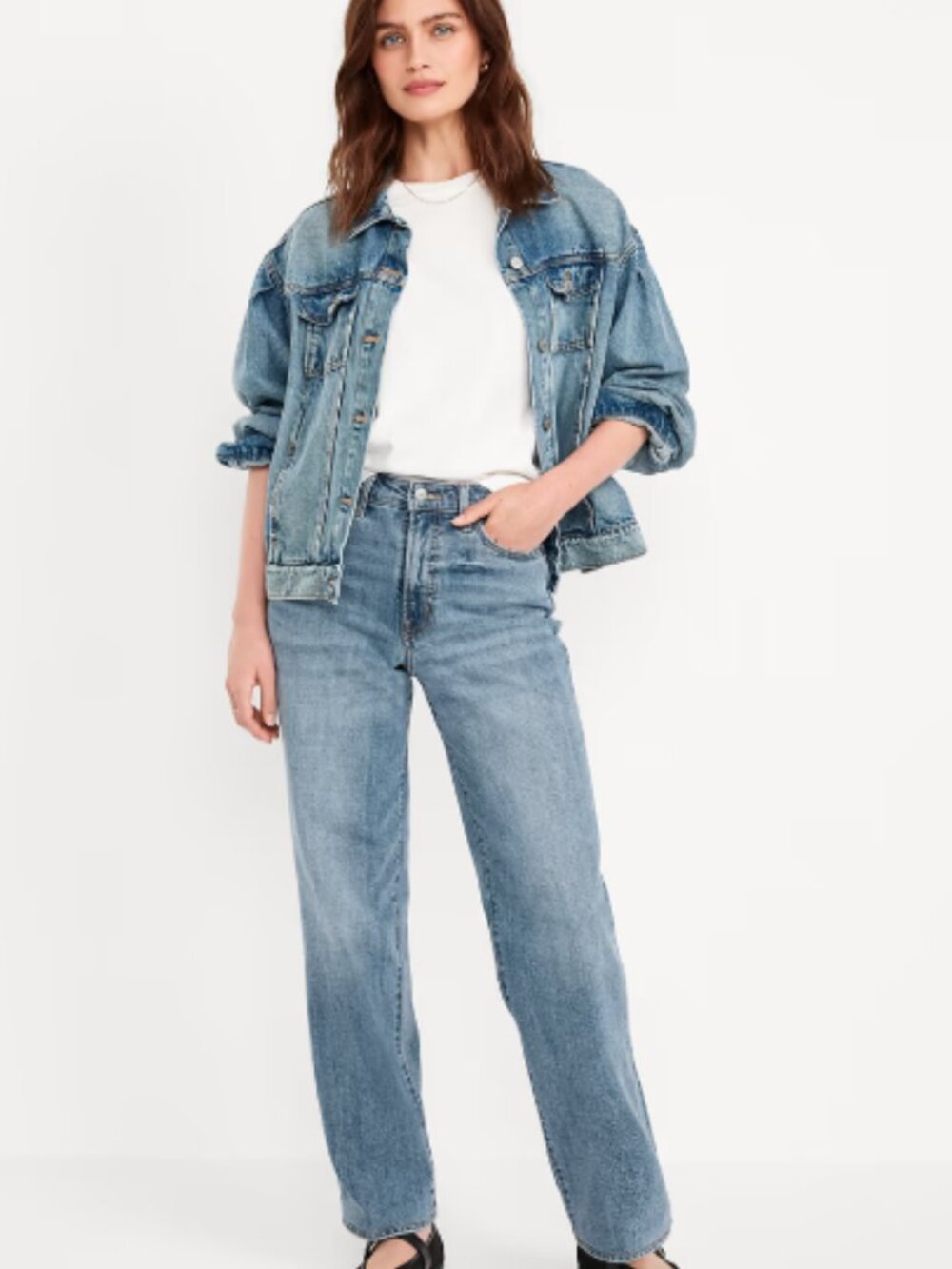 Old Navy Women's O.G. Loose High-Rise Jeans, Size 8